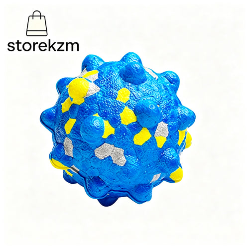 Dog Chew Ball Durable Nubby Textured Bouncy Puppy Teething Toy