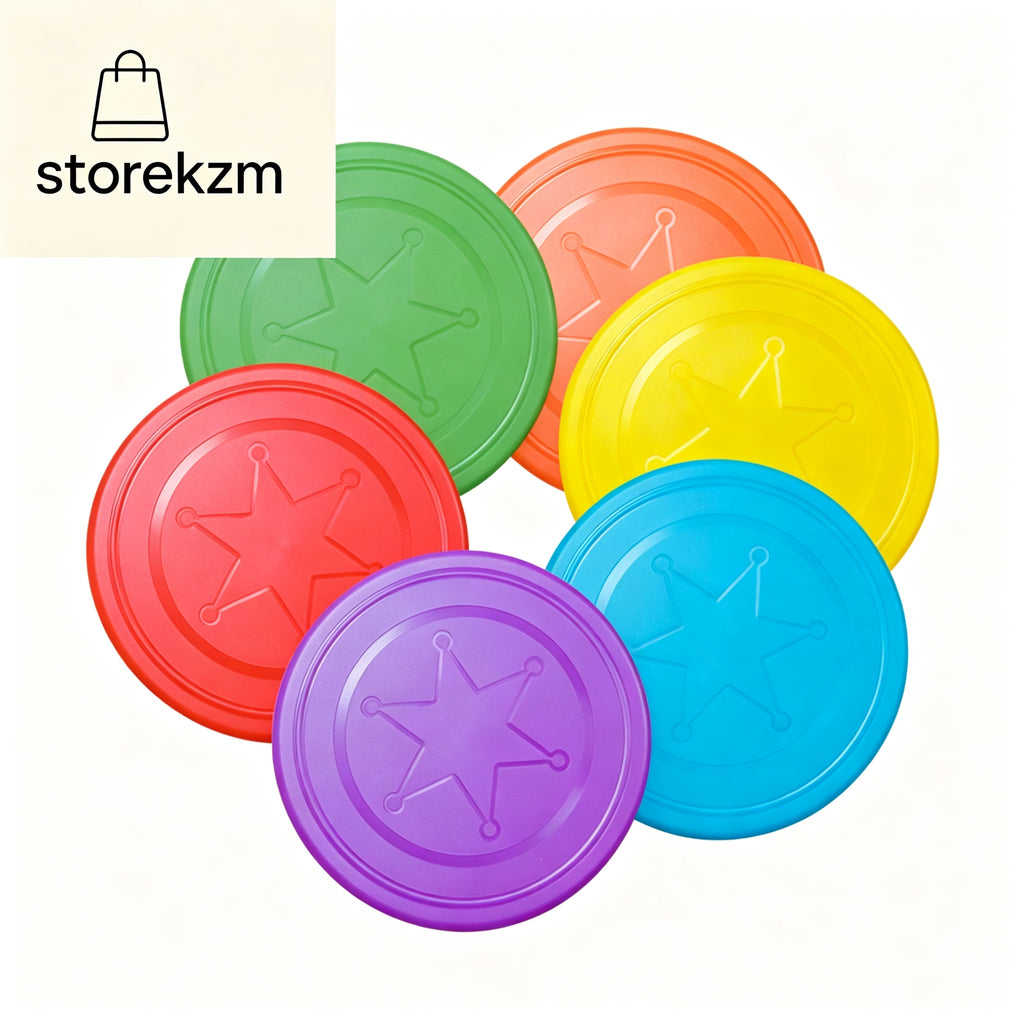 Multicolor Lightweight Dog Frisbee Flexible Outdoor Training Disc Toy