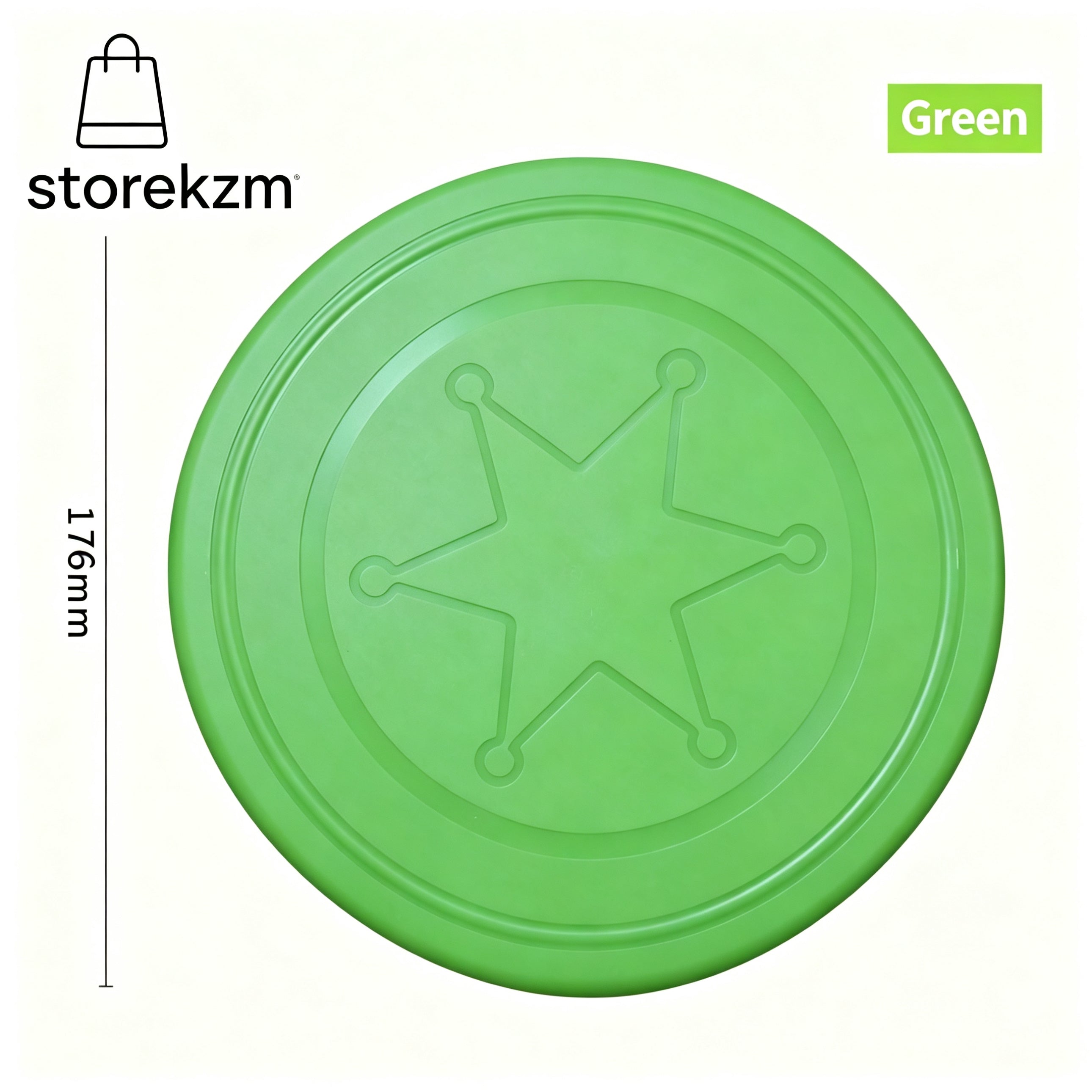 Multicolor Lightweight Dog Frisbee Flexible Outdoor Training Disc Toy