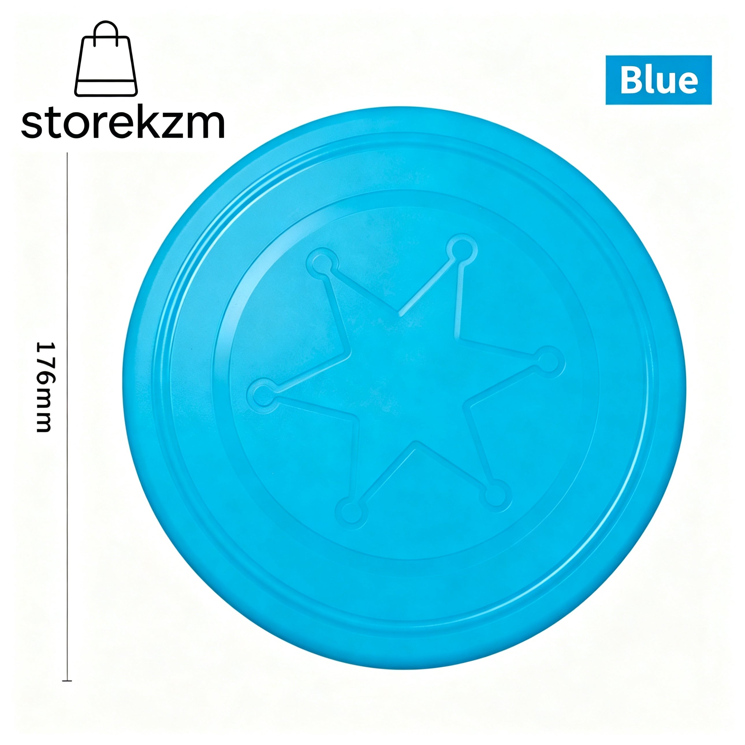 Multicolor Lightweight Dog Frisbee Flexible Outdoor Training Disc Toy